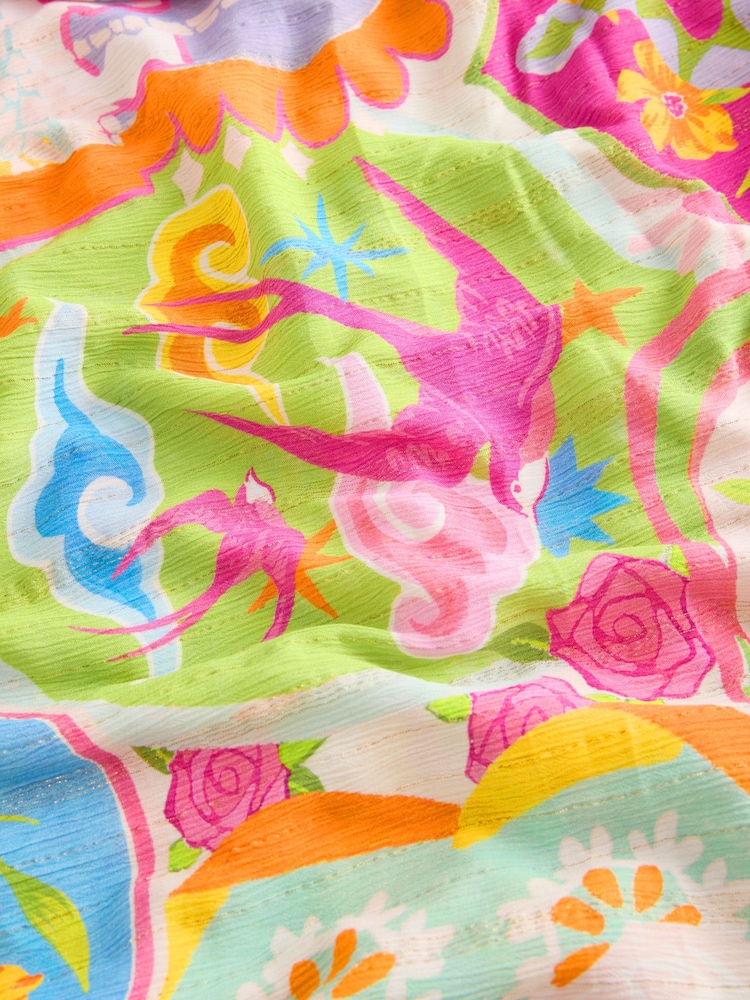 Never Fully Dressed Multi Brights Viscose Sarong - Image 6 of 6