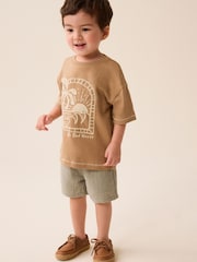 Зеленый - Soft Textured Shorts (3mths-7yrs) - Изображение 2 из 7