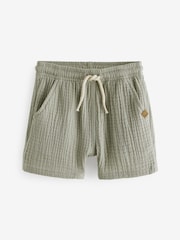 Зеленый - Soft Textured Shorts (3mths-7yrs) - Изображение 5 из 7