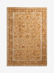 Ochre Yellow Land Oriental Rug - Image 5 of 6