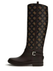 Guess Horsee Boots With Logo Print - Image 2 of 4