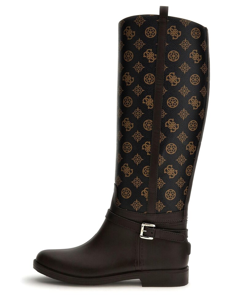 Guess Horsee Boots With Logo Print - Image 2 of 4