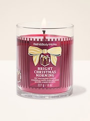 Bath & Body Works Bright Christmas Morning Signature Single Wick Candle 227g - Image 1 of 2