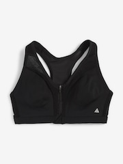 Black/White Next Active Sports High Impact Zip Front Bras 2 Pack - Image 6 of 7
