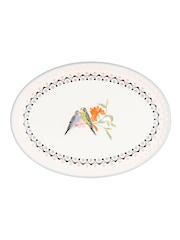 Cath Kidston Cream Painted Table Oval Platter 36cm - Image 2 of 3