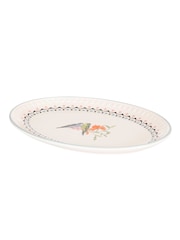 Cath Kidston Cream Painted Table Oval Platter 36cm - Image 3 of 3