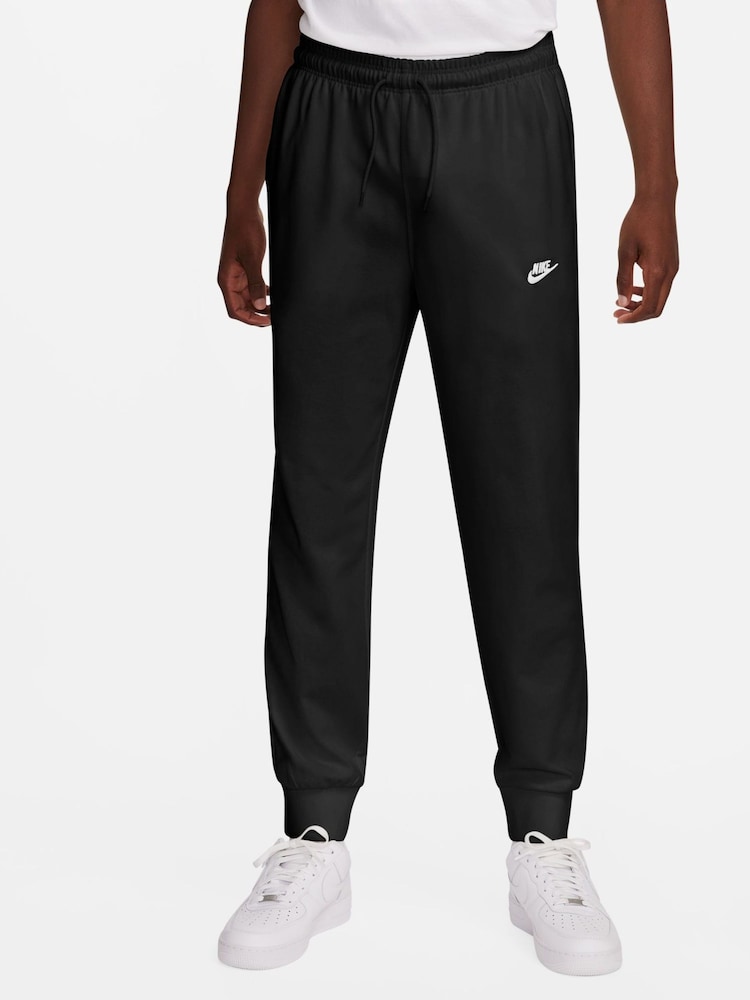 Nike Black Club Fleece Knit 100% Cotton Joggers - Image 1 of 6