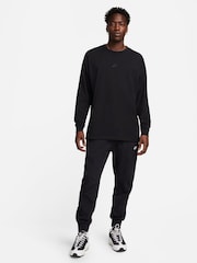 Nike Black Club Fleece Knit 100% Cotton Joggers - Image 6 of 6