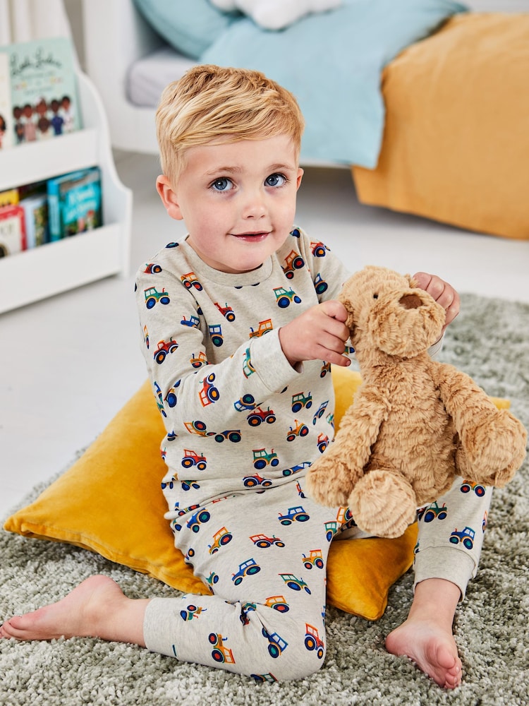 Jojo Maman Bébé Pyjama en jersey Tracteur pour garçon (paquet de 2) - Image 10 of 11