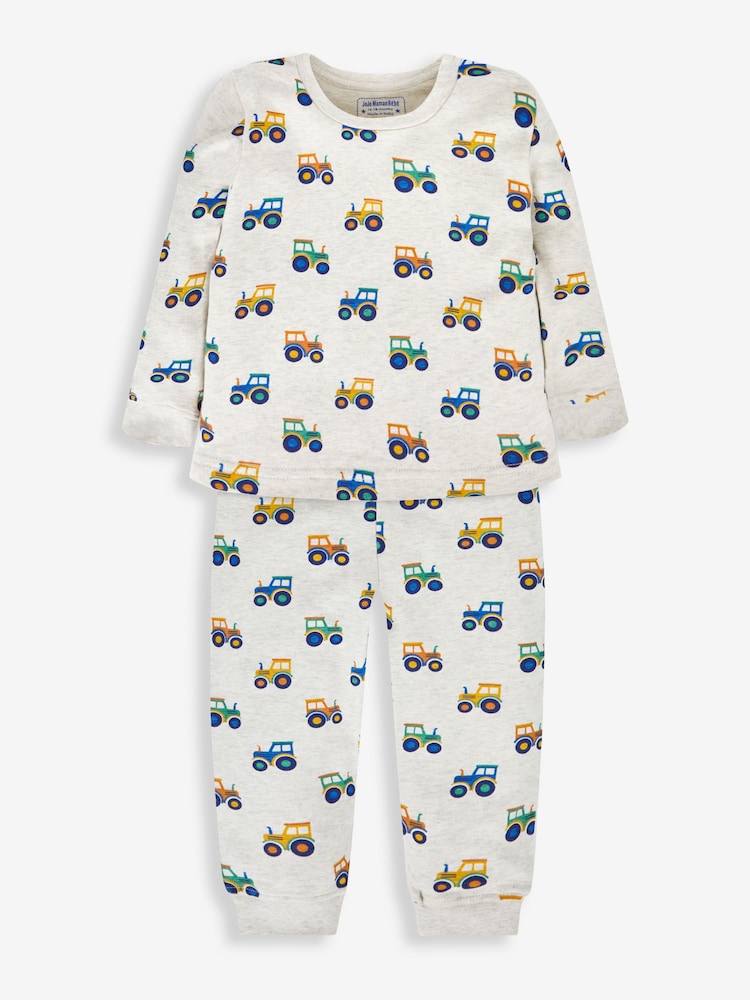 Jojo Maman Bébé Pyjama en jersey Tracteur pour garçon (paquet de 2) - Image 3 of 11