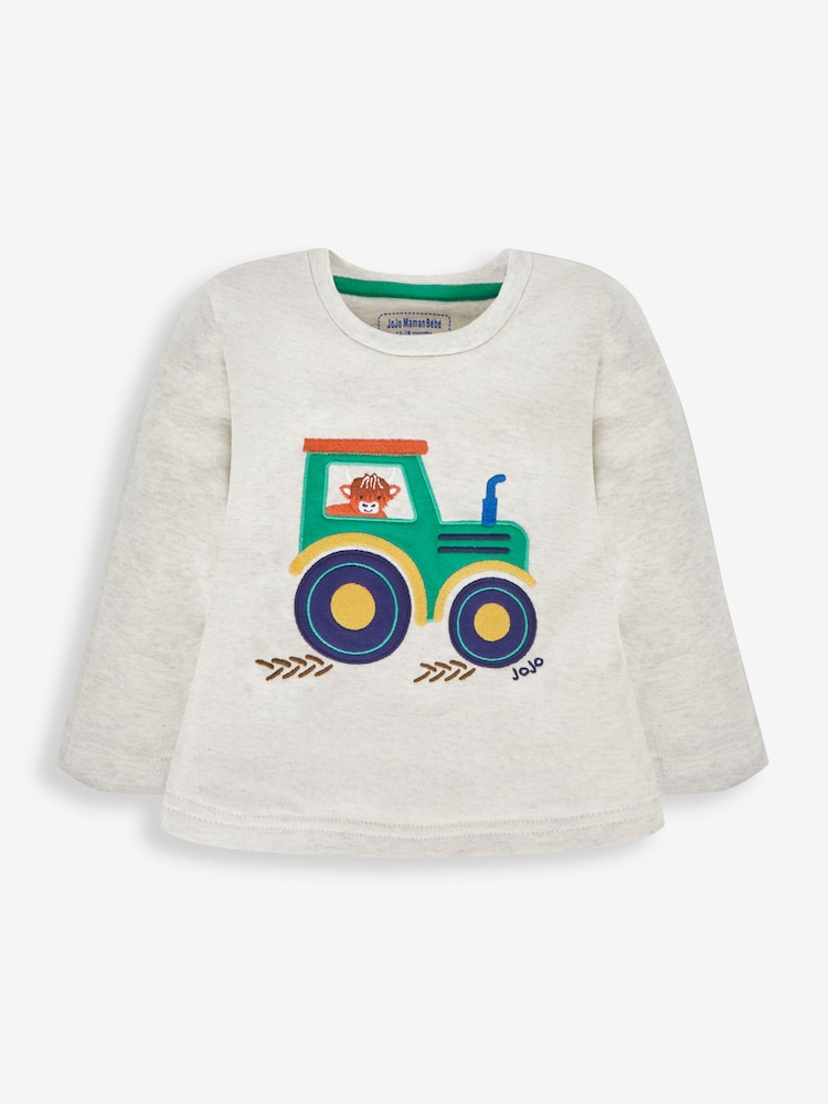 Jojo Maman Bébé Pyjama en jersey Tracteur pour garçon (paquet de 2) - Image 4 of 11