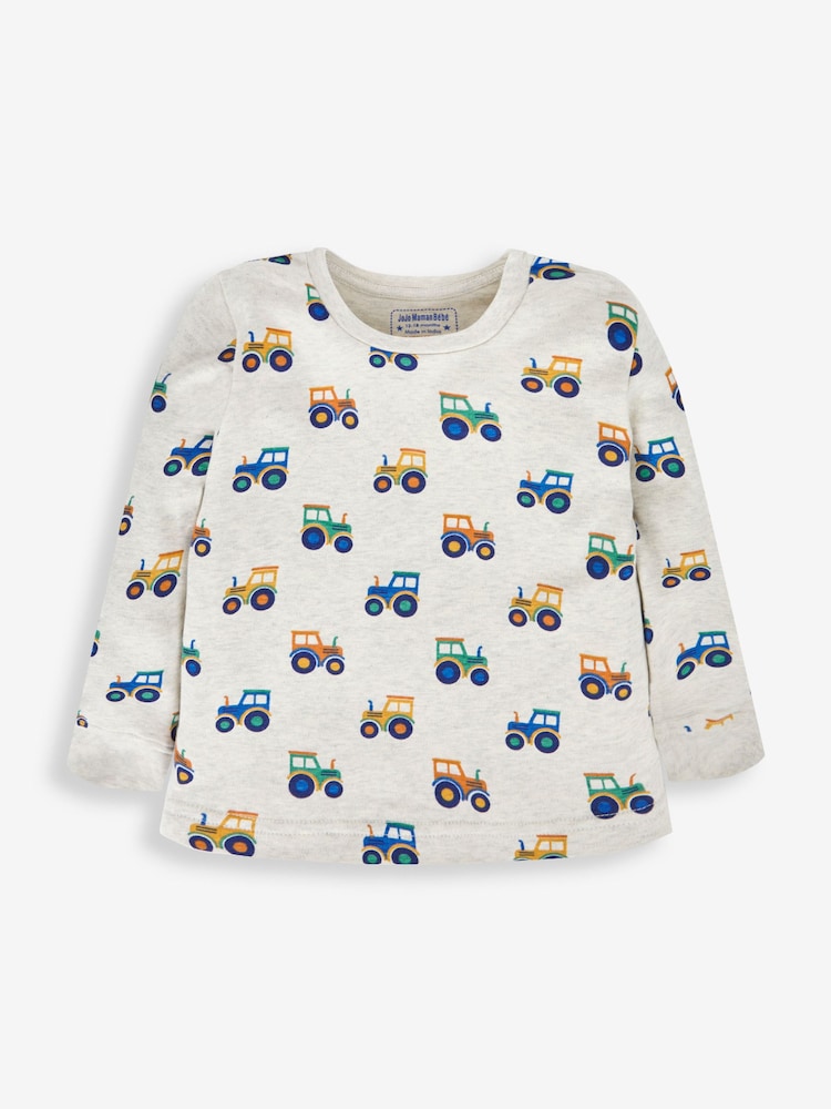Jojo Maman Bébé Pyjama en jersey Tracteur pour garçon (paquet de 2) - Image 6 of 11