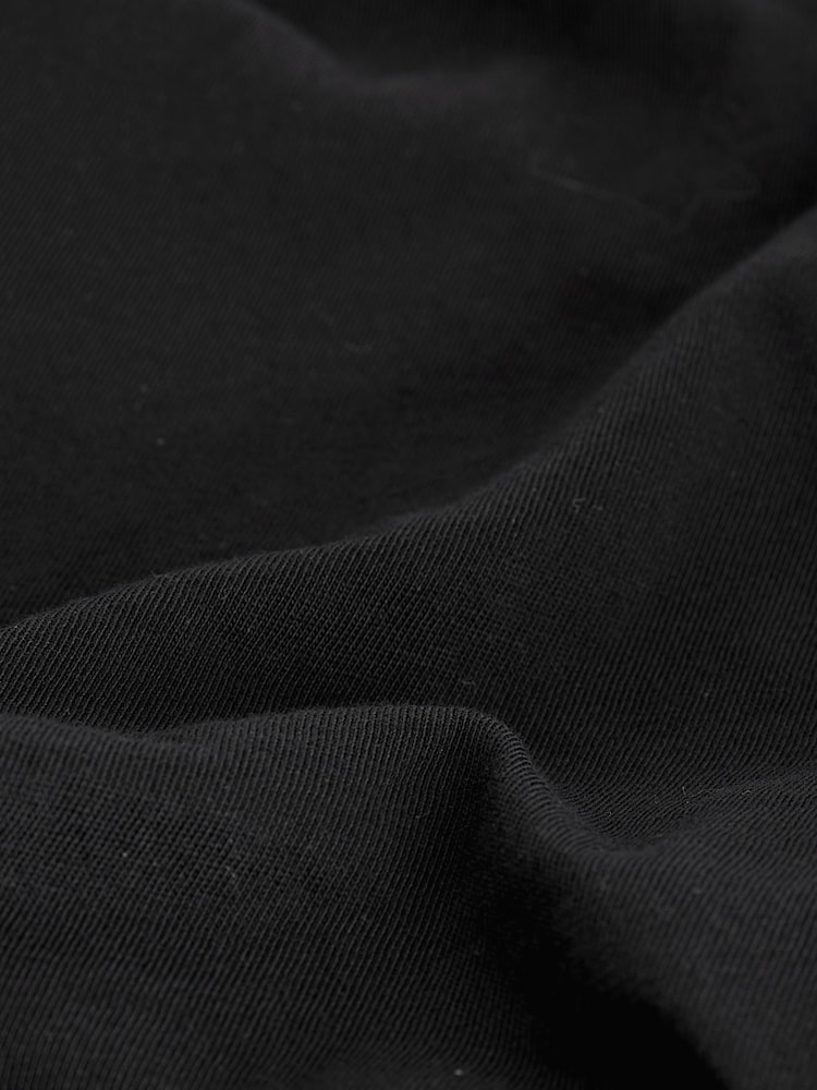 Black 100% Cotton Sleeveless Jersey Dress - Image 6 of 6