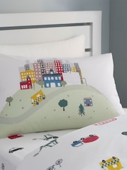 Bianca White Cotton Transport Duvet Cover Set - Image 3 of 4