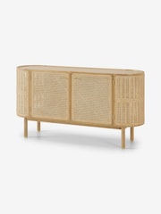 MADE.COM Natural Oak and Rattan Ankhara Sideboard - Image 2 of 3