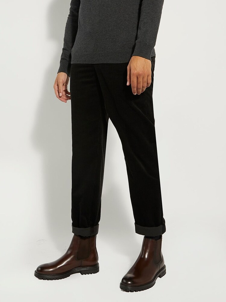 Dune London Brown Created Cleated Sole Chelsea Boots - Image 1 of 7