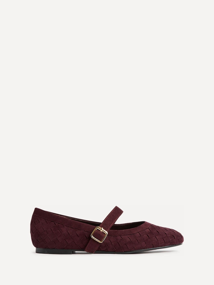 Czerwony - Linzi Index Woven Mary Jane Shoes - Obraz 2 z 5 Czerwony - Linzi Index Woven Mary Jane Shoes - Obraz 2 z 5