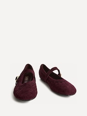 Czerwony - Linzi Index Woven Mary Jane Shoes - Obraz 3 z 5