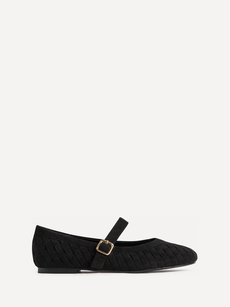 Czarny - Linzi Index Woven Mary Jane Shoes - Obraz 2 z 5 Czarny - Linzi Index Woven Mary Jane Shoes - Obraz 2 z 5