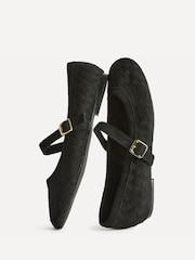 Czarny - Linzi Index Woven Mary Jane Shoes - Obraz 5 z 5