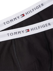 Tommy Hilfiger Black Signature Logo Waistband Trunks 2-Pack - Image 3 of 3