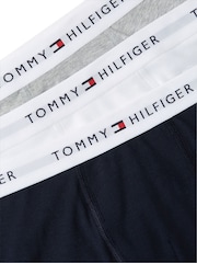Tommy Hilfiger Grey Signature Logo Waistband Trunks 3-Pack - Image 3 of 3
