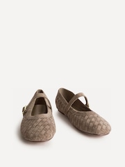 Naturalny - Linzi Index Woven Mary Jane Shoes - Obraz 3 z 5