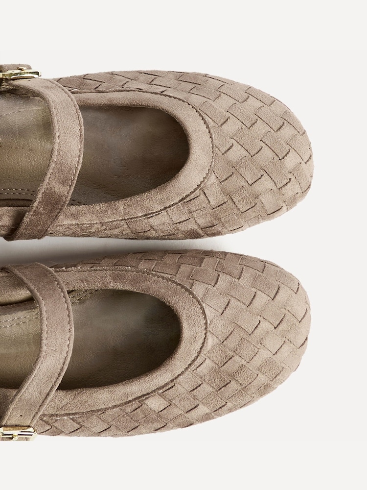 Naturalny - Linzi Index Woven Mary Jane Shoes - Obraz 5 z 5 Naturalny - Linzi Index Woven Mary Jane Shoes - Obraz 5 z 5
