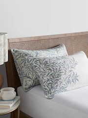 Clarke & Clarke Blue William Morris Willow Boughs 200 Thread Count Pillowcase Set of 2 - Image 1 of 2