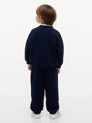 Tommy Hilfiger Blue Terry Sweatshirt And Joggers Set - Image 4 of 6
