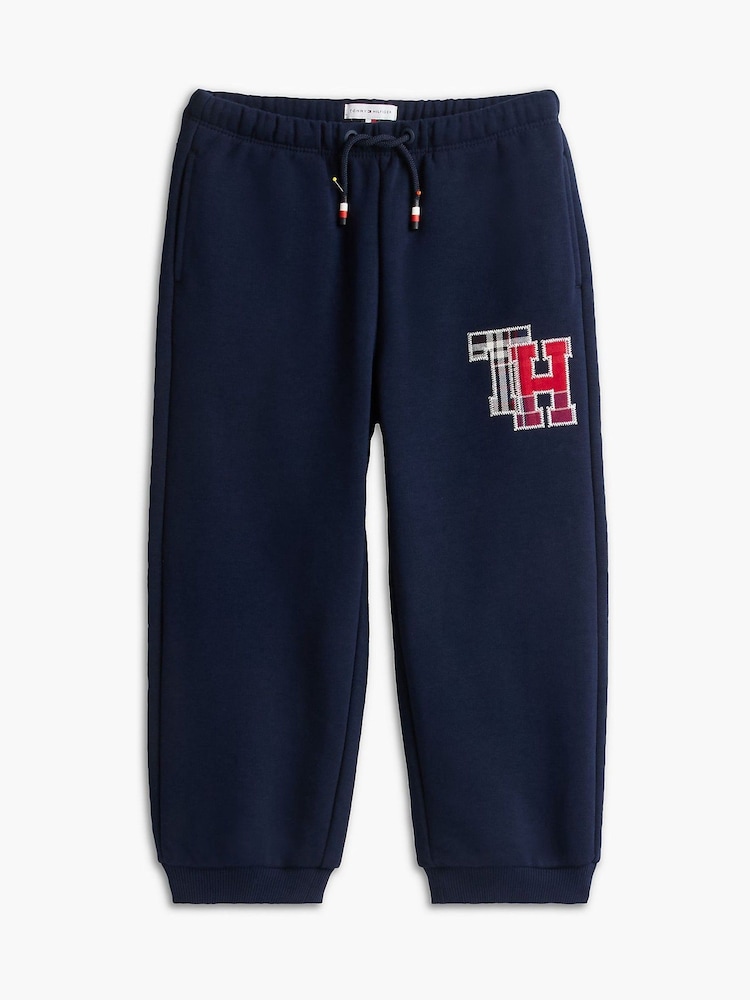 Tommy Hilfiger Blue Terry Sweatshirt And Joggers Set - Image 6 of 6