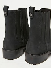 FatFace Black Verity High Ankle Chelsea Boots - Image 4 of 4
