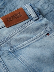 Tommy Hilfiger Peanuts® Graphic išblukinti laisvi džinsai - 6 paveikslėlis iš 6