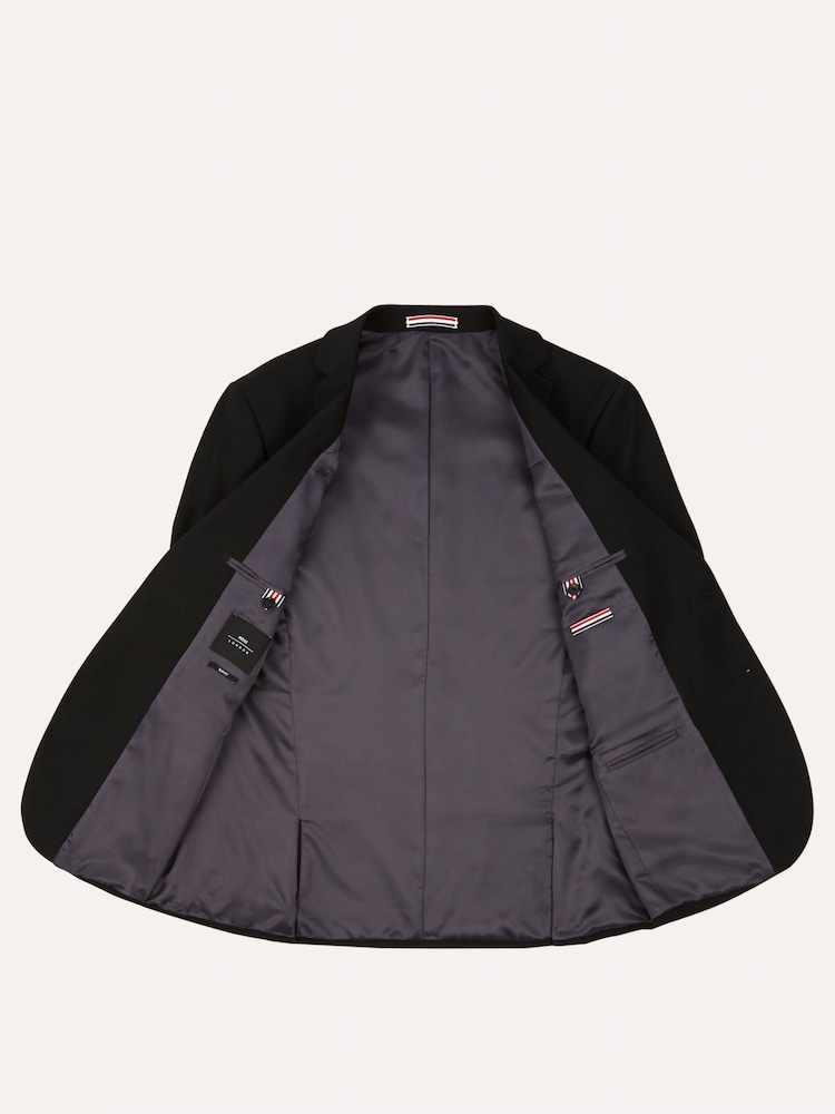 MOSS Black Regular Fit Stretch Suit Jacket - Image 7 of 7 MOSS Black Regular Fit Stretch Suit Jacket - Image 7 of 7