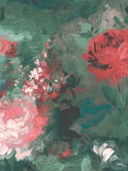 Woodchip & Magnolia Green Ava Marika Wallpaper - Image 4 of 4