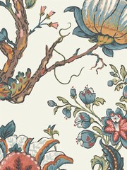 Woodchip & Magnolia Cream Arcadia Wallpaper - Image 4 of 4