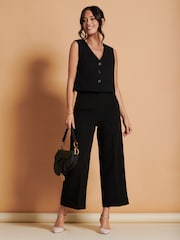 Jolie Moi Black Tailored Waistcoat - Image 4 of 6