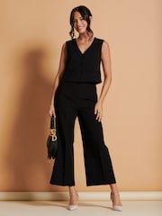 Jolie Moi Black Tailored Waistcoat - Image 5 of 6