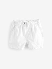 Navy/Tan/Chambray/Sage/Stone/White Pull On Shorts 5 Pack (3mths-7yrs) - Image 6 of 8