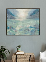 Voyage Stone Dusky Isles Framed Canvas - Image 1 of 3