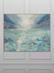 Voyage Stone Dusky Isles Framed Canvas - Image 2 of 3