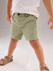 Sage Green Chinos Shorts (3mths-7yrs) - Image 1 of 6