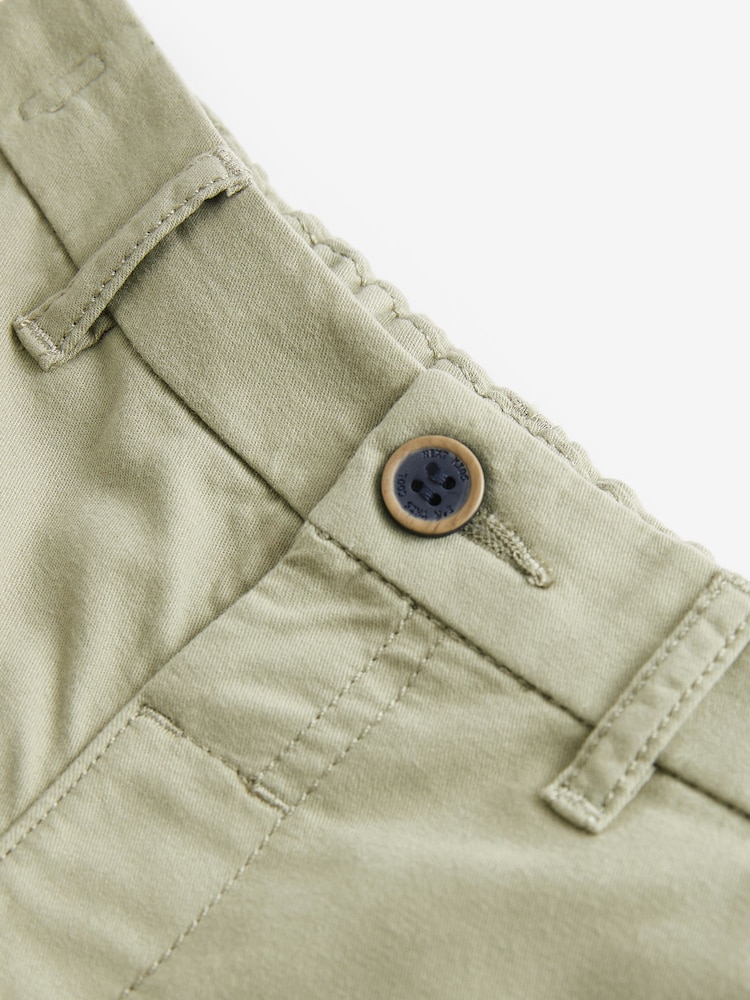 Sage Green Chinos Shorts (3mths-7yrs) - Image 6 of 6