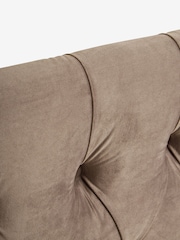 Opulent Velvet Natural Pebble Parisian Upholstered Headboard - Image 4 of 6