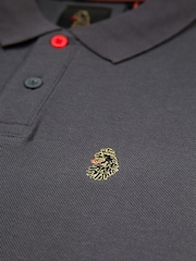 Luke 1977 Grey New Mead Polo Shirts 2 Pack - Image 9 of 9