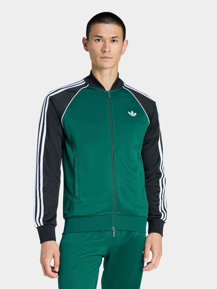 adidas Originals Green Sst Track Top - Image 1 of 6