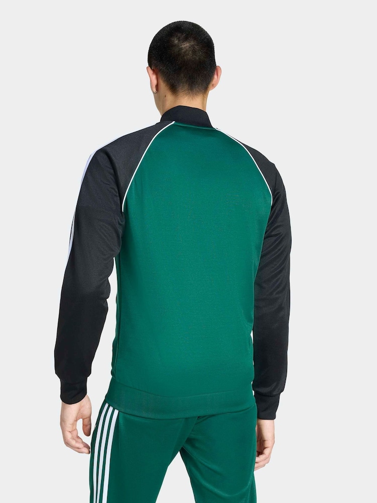adidas Originals Green Sst Track Top - Image 2 of 6