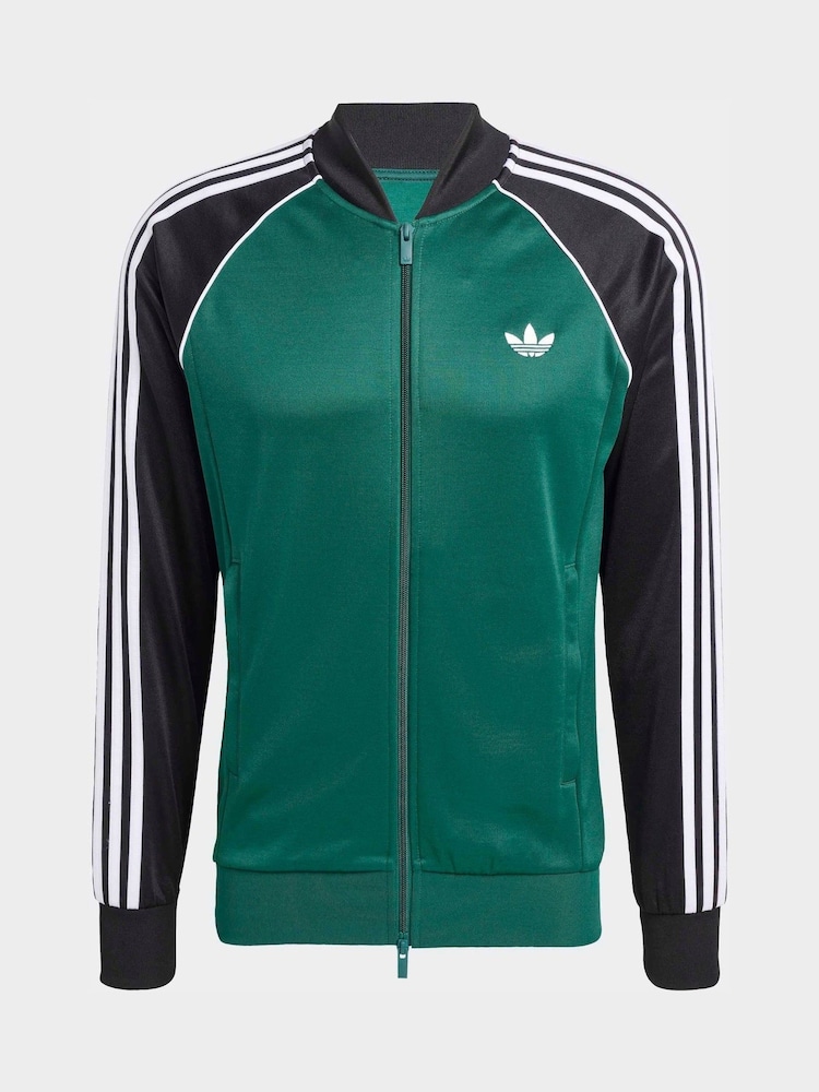 adidas Originals Green Sst Track Top - Image 6 of 6