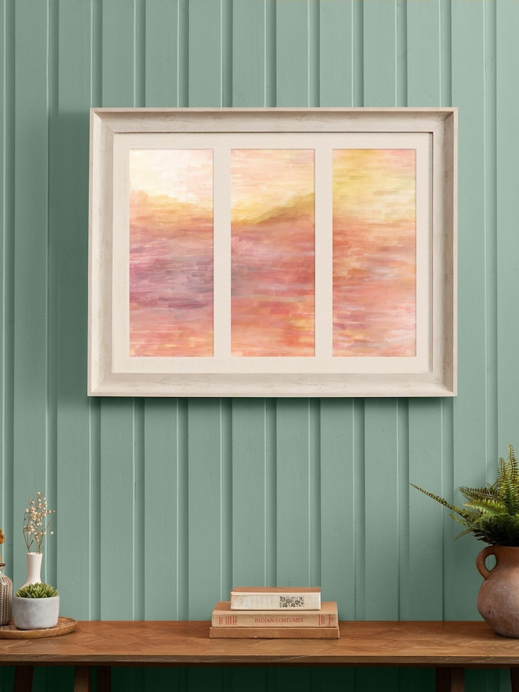 Voyage Birch Tulla Saffron Framed Print - Image 1 of 2