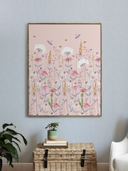 Voyage Blush Hermione Framed Canvas - Image 1 of 3